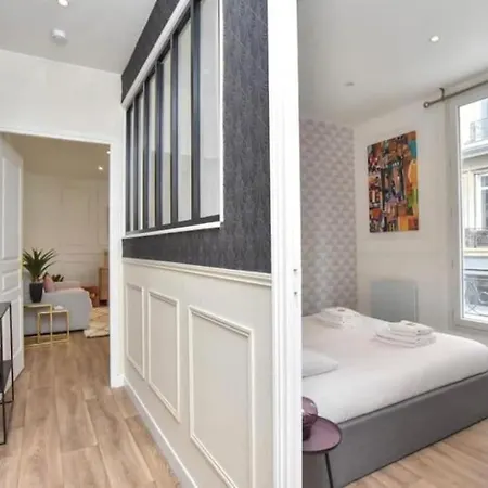 Cosy Apt. 4people - Montorgueil 아파트 *